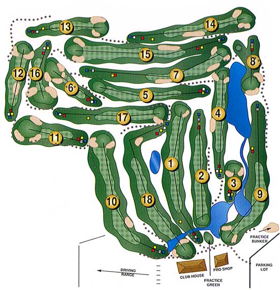 Course Layout Map